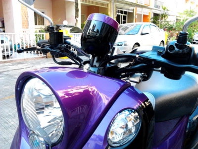 ขาย New Fino 2012 ลายปารีส รถ 3 เดือน ไมล์แท้ 2366 กม สภาพสวย เครื่องเดิมๆ แน่นๆ สีม่วง ดำ