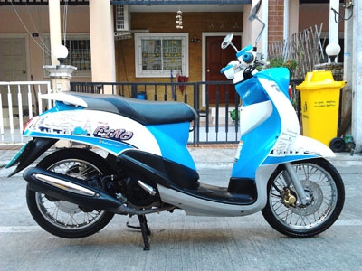 ขาย New Fino 2012 เกย์แยก ลายปารีส ไมล์แท้ 6563 กม สภาพเดิมๆ เครื่องแน่นๆ สีฟ้า ขาว ขาย New Fino 2012 เกย์แยก ลายปารีส ไมล์แท้ 6563 กม สภาพเดิมๆ เครื่องแน่นๆ สีฟ้า ขาว