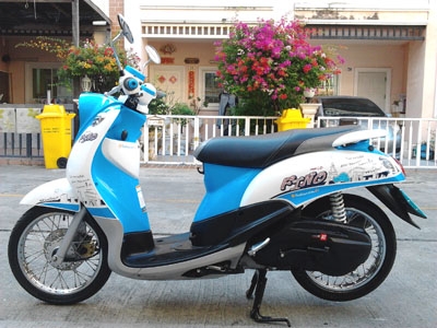 ขาย New Fino 2012 เกย์แยก ลายปารีส ไมล์แท้ 6563 กม สภาพเดิมๆ เครื่องแน่นๆ สีฟ้า ขาว ขาย New Fino 2012 เกย์แยก ลายปารีส ไมล์แท้ 6563 กม สภาพเดิมๆ เครื่องแน่นๆ สีฟ้า ขาว