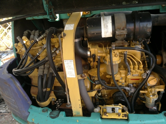 แมคโคโคมัตสุ pc30 รุ่น 7 เดิมแท็กยางเปลี่ยนแท็กเหล็กใหม่สองข้าง มีใบอินวอย เก่านอก ไม่เคยใช้ในไทย