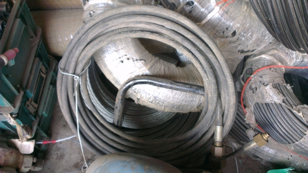 Sell> ขายปั้มฉีดน้ำแรงดันสูง Inter Pump อิตาลี แรงดัน 200 bar พร้อมมอเตอร์ 3 เฟส 7.5 HP ครับ