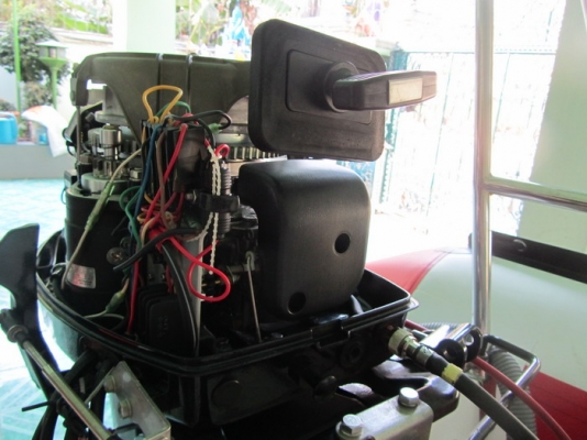 ขายเรือยางท้องไฟเบอร์Tohatsu30แรงสภาพใหม่