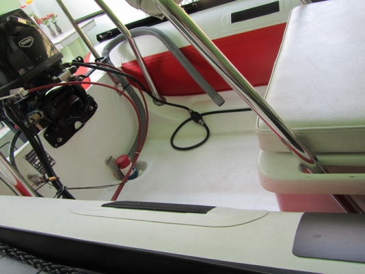 ขายเรือยางท้องไฟเบอร์Tohatsu30แรงสภาพใหม่