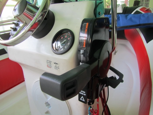 ขายเรือยางท้องไฟเบอร์Tohatsu30แรงสภาพใหม่