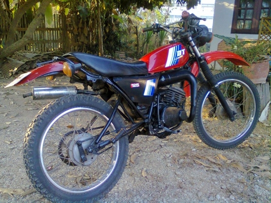 ขายyamaha  dt125monoมีเล่มขาดต่อ(ไม่มีชุดโอน)13,500บาท