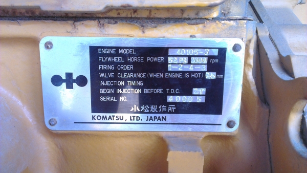 Sell> ขายเครื่องปั้มลมเคลื่อนที่ Komatsu มาจากญี่ปุ่น เครื่องใช้รอบ 2,000 rpm ประหยัดน้ำมันสุดๆครับ