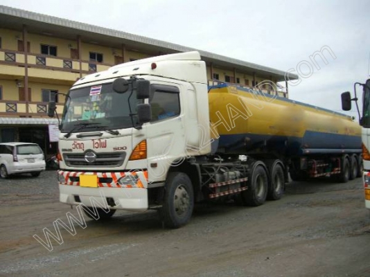 รถบรรทุก 10 ล้อหัวลาก ยี่ห้อ HINO 380 แรงม้า พร้อมหางแท็งค์ 40,000 ลิตร
