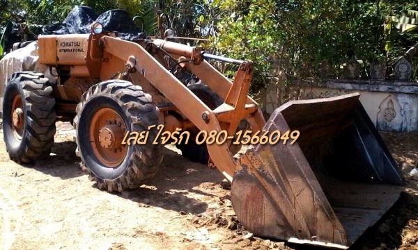 **400,000 บ.ต่อรอง**ขายรถตักล้อยาง KOMATSU JH30B ยอดนิยม เครื่องเดิมปั็มเดิม แน่นดี แรง ระบบไฮฯใช้งานปกติ สีสันดั ยางดี รถใช้งานอยู่ครับ พร้อมใช้ พร้อมลุยงาน เอกสารสัญญาซื้อขาย ราคาต่อรองได้เด้อ พี่น้องครับ