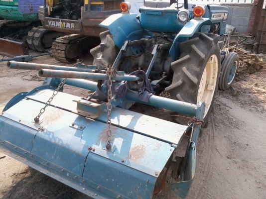 ขายรถไถนั่งขับ MITSUBISHI 18 แรง พร้อมโรตารี่