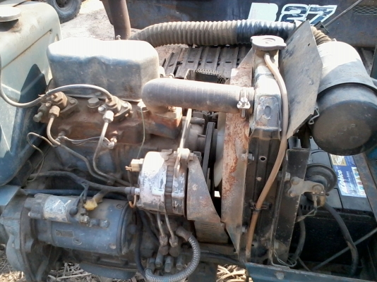 ขายรถไถนั่งขับ MITSUBISHI 18 แรง พร้อมโรตารี่