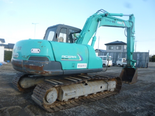 รถแบคโฮเก่าญี่ปุ่น Kobelco SK120-3 (Mark 5 super) 2,900 ชั่วโมง