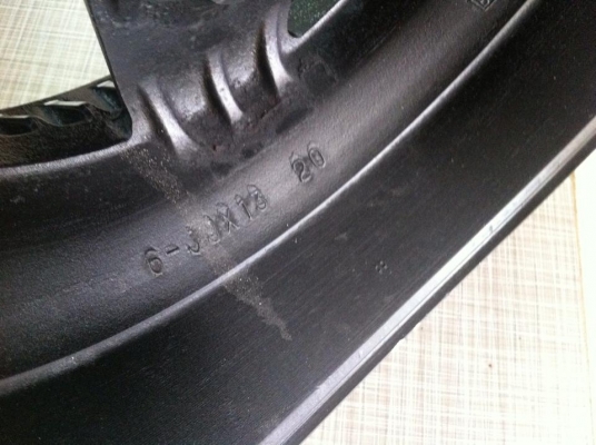 ล้อjapan 13x6 4/114 et20 สวยกิ๊บๆ