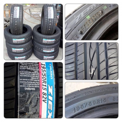ขายยางใหม่15 FALKEN ZE 912 (Thailand) ปลายปี13 195/50/15 ชุดละ 7,800 บาทถูกที่สุด พร้อมใส่ฟรี!!!!!