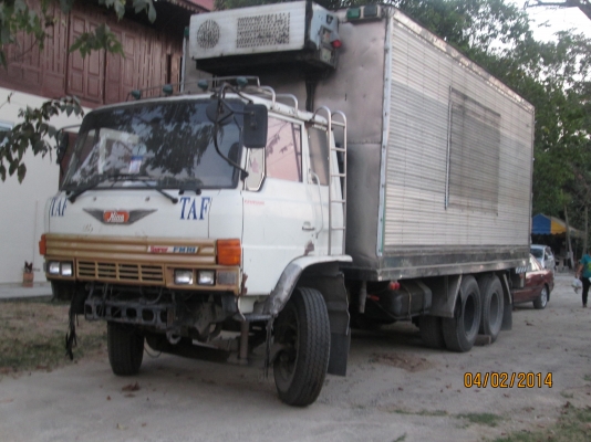 HINO-F18HO7C-ตู็ทำความเย็น-ครัชซีสวย-เครีองเสีย-ขายตามสภาพ-450,000-