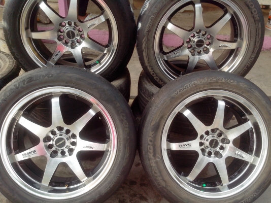 ขายแม็ก17TE38 5รู114.3 et45มือสอง ขายด่วน7500