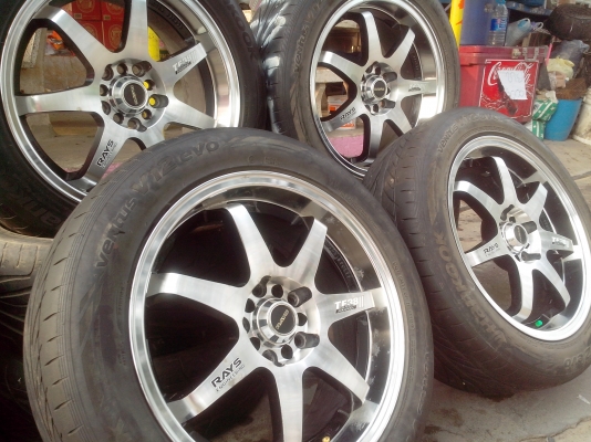 ขายแม็ก17TE38 5รู114.3 et45มือสอง ขายด่วน7500