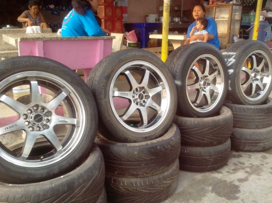 ขายแม็ก17TE38 5รู114.3 et45มือสอง ขายด่วน7500