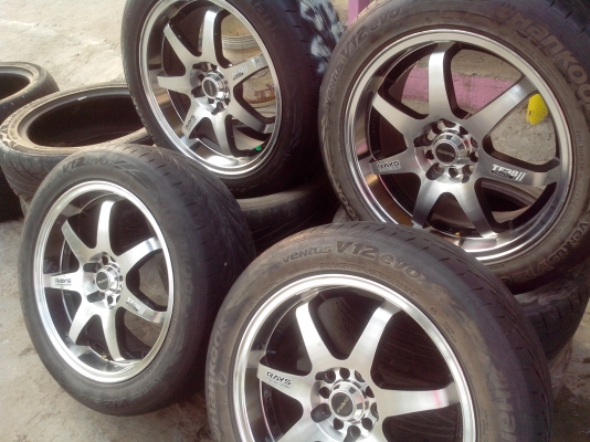 ขายแม็ก17TE38 5รู114.3 et45มือสอง ขายด่วน7500