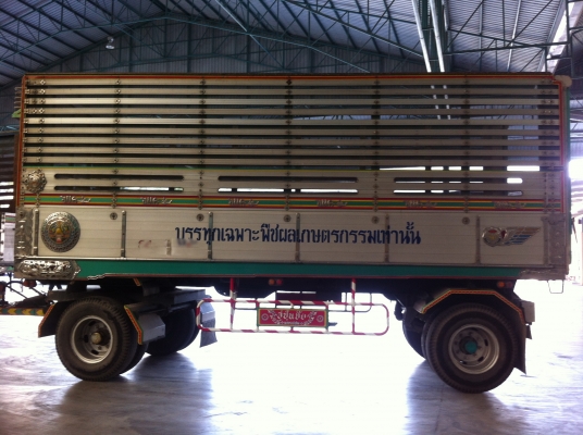 ขายรถพ่วง 22 ล้อ 2 เพลา แม่-ลูก แม่กระบะไม้ดั้ม ลูกกระบะเนียมดั้ม ISUZU 210 วางเครื่อง 240 รถสวย จดแน้นได้ สนใจโทร