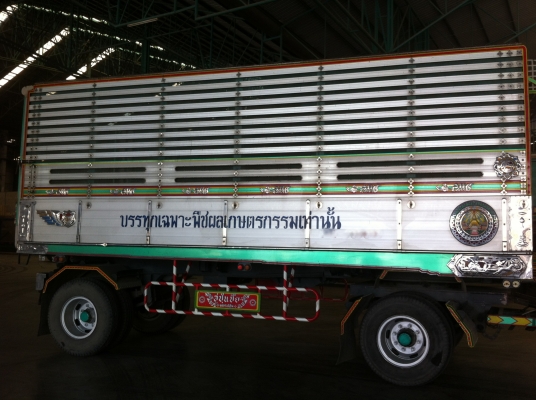 ขายรถพ่วง 22 ล้อ 2 เพลา แม่-ลูก แม่กระบะไม้ดั้ม ลูกกระบะเนียมดั้ม ISUZU 210 วางเครื่อง 240 รถสวย จดแน้นได้ สนใจโทร