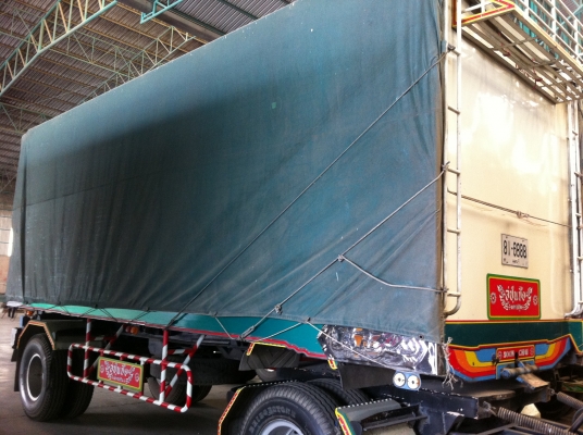 ขายรถพ่วง 22 ล้อ 2 เพลา แม่-ลูก แม่กระบะไม้ดั้ม ลูกกระบะเนียมดั้ม ISUZU 210 วางเครื่อง 240 รถสวย จดแน้นได้ สนใจโทร