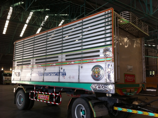 ขายรถพ่วง 22 ล้อ 2 เพลา แม่-ลูก แม่กระบะไม้ดั้ม ลูกกระบะเนียมดั้ม ISUZU 210 วางเครื่อง 240 รถสวย จดแน้นได้ สนใจโทร