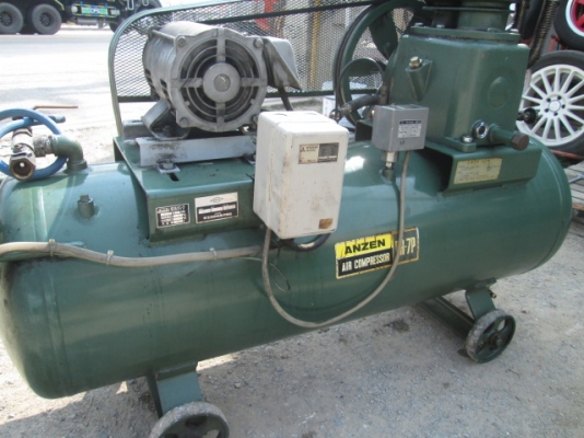 ปั๊มลม ANZEN ลูกสูบคู่ made in japan