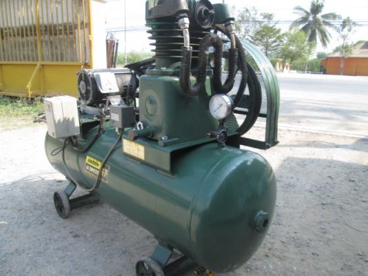 ปั๊มลม ANZEN ลูกสูบคู่ made in japan