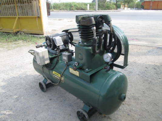 ปั๊มลม ANZEN ลูกสูบคู่ made in japan