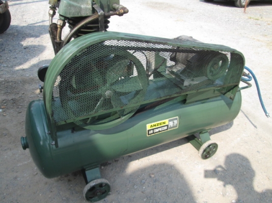 ปั๊มลม ANZEN ลูกสูบคู่ made in japan