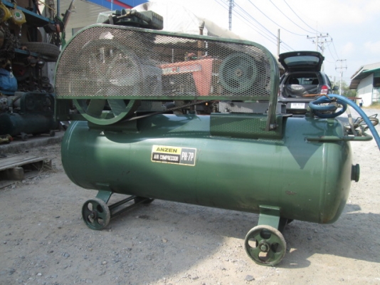 ปั๊มลม ANZEN ลูกสูบคู่ made in japan