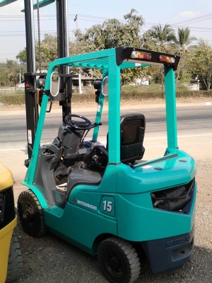 ขายด่วนรถยกMitsubishi รุ่นล่าสุด 1.5 ตัน เครื่องเบนซิน เกียร์ออโต้ สวยเทพ