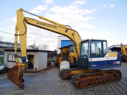 รถแบคโฮเก่าญี่ปุ่น Komatsu PC120-5