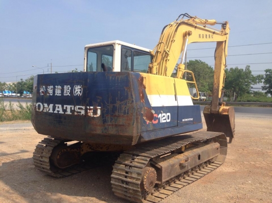 รถแบคโฮเก่าญี่ปุ่น Komatsu PC120-5