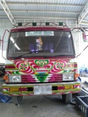 ขายหกล้อติดเครน Mitsubishi FK416k-520216 ปี 47 เครื่อง 6D16-195 แรง ยาง 8.25 เครนยูนิต 3 ตัน