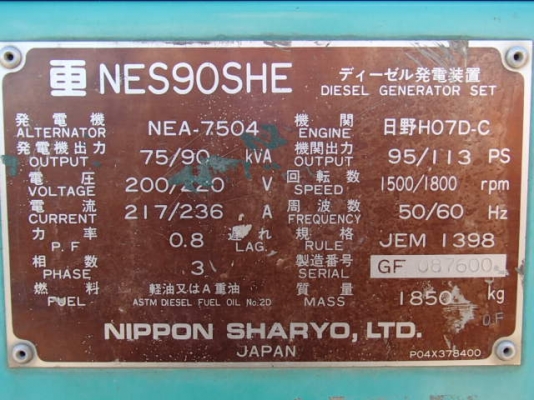 Nippon Sharyo NES90SHE จากญี่ปุ่น สภาพสวยมาก ราคาถูก ขายด่วนจ้ะ