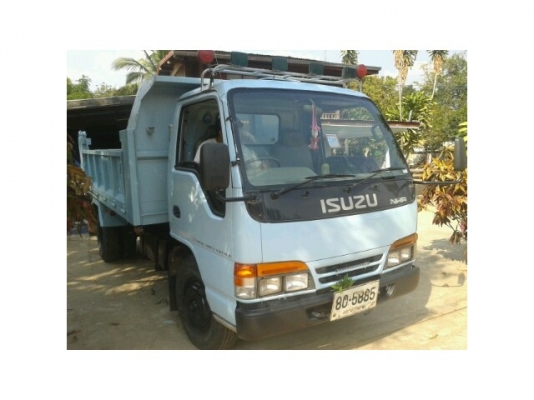 ขายดัมพ์ISUZU NKR110แรง ปี38ห้างแท้ เครื่องดี แคชซีสวย เอกสารพร้อมโอน
