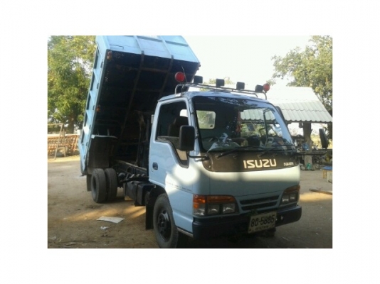 ขายดัมพ์ISUZU NKR110แรง ปี38ห้างแท้ เครื่องดี แคชซีสวย เอกสารพร้อมโอน