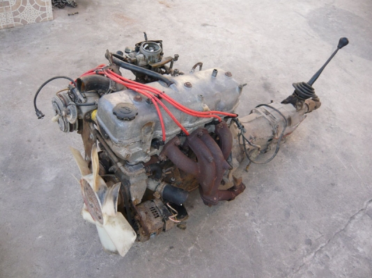 ขายเครื่องยนต์กระบะมาสด้าแฟมิเลีย 1400cc 7850 บาท