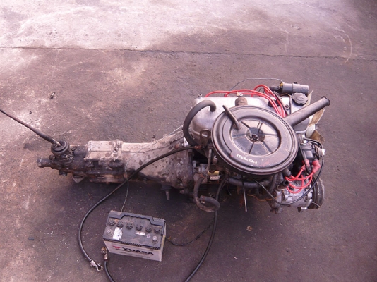 ขายเครื่องยนต์กระบะมาสด้าแฟมิเลีย 1400cc 7850 บาท