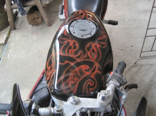 nsr150rr ทำสีแอร์บรัช + รับทำสี เพ้นลาย