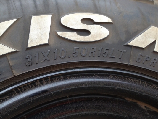 ยาง mud31 นิ้วขอบ15 ยาง mud31 นิ้วขอบ15