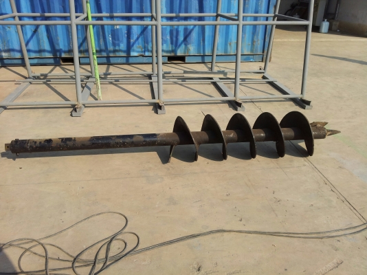 ขายหัวเจาะดิน ขนาดโต 40 ซม. x ยาว 3.00 ม. (ขายเฉพาะดอกเจาะครับ)