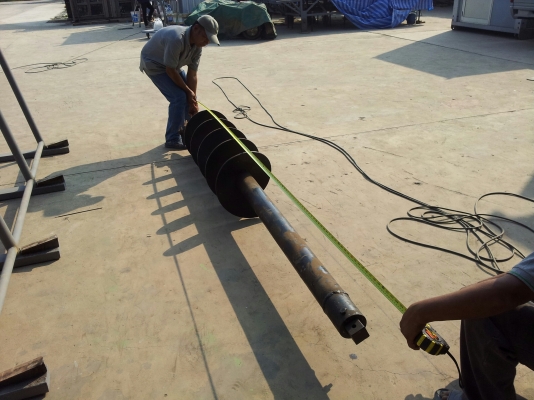 ขายหัวเจาะดิน ขนาดโต 40 ซม. x ยาว 3.00 ม. (ขายเฉพาะดอกเจาะครับ)