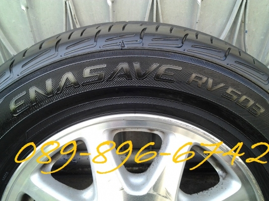 ขายล้อแม็ก 5 รู 114 ขอบ 15 พร้อมยางนิ่มๆ