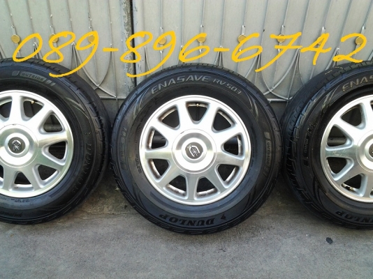 ขายล้อแม็ก 5 รู 114 ขอบ 15 พร้อมยางนิ่มๆ