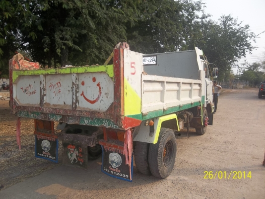 ขายดั๊ม HINO 505 117 แรง พ.ธรรมดา แอร์ เฟืองท้ายISUZU ทะเบียนดี ภาษีเต็ม เอกสารพร้อมโอน