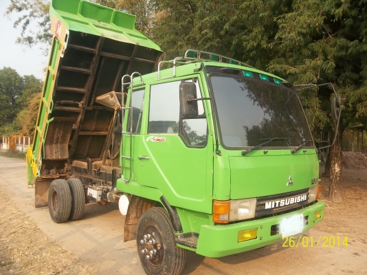 ขาย ดั๊ม FUSO 165แรง พ.พาวเวอร์ แอร์มี ดั๊ม6ตัน ยางหน้าใหม่ สภาพสวย ทะเบียนเต็ม