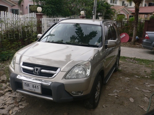 ขายรถ HONDA CRV 2.0 E i-VTEC 4x4 ABS+AIRBAG 2ลูก ปี 2003 ตัวTOPภายในสีเบจ