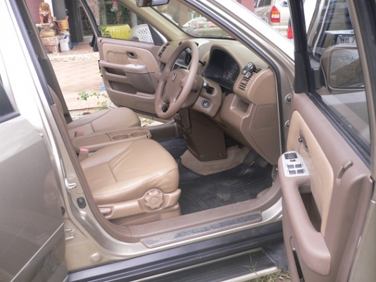 ขายรถ HONDA CRV 2.0 E i-VTEC 4x4 ABS+AIRBAG 2ลูก ปี 2003 ตัวTOPภายในสีเบจ